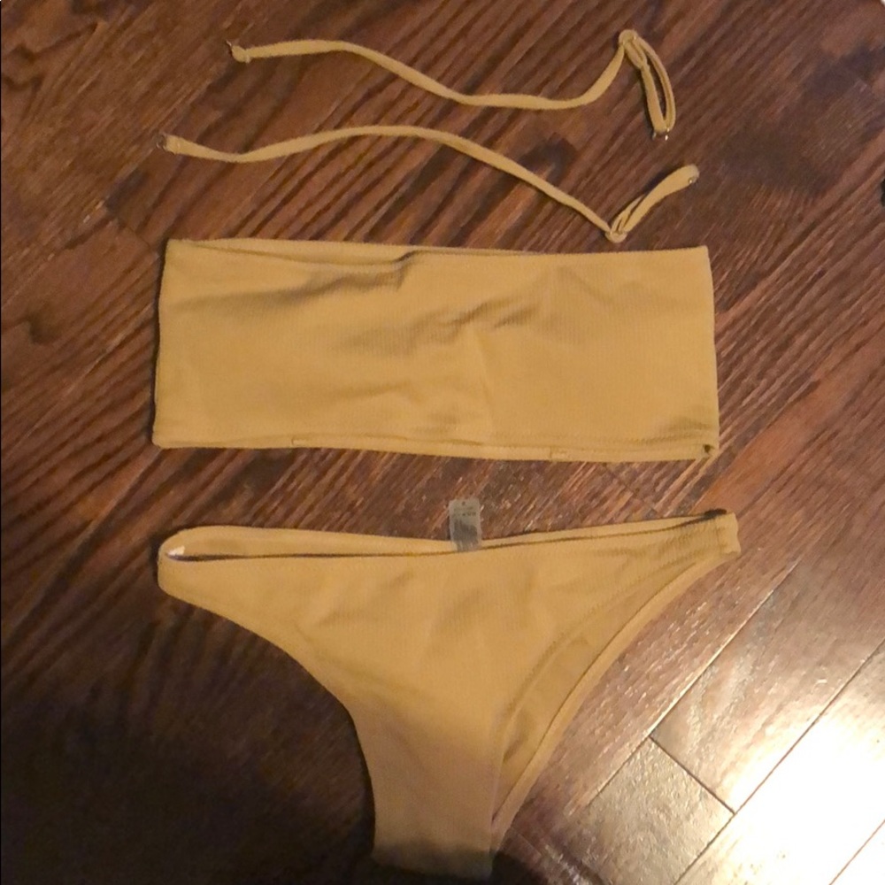 Never worn beige bikini